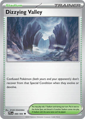 Dizzying Valley card from ME02: Phantasmal Flames