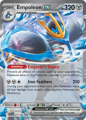 Empoleon ex - 070/094 card from ME02: Phantasmal Flames