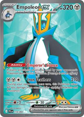 Empoleon ex - 114/094 card from ME02: Phantasmal Flames