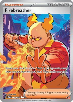 Firebreather - 119/094 card from ME02: Phantasmal Flames