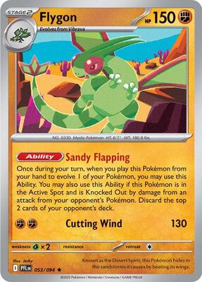 Flygon - 053/094 card from ME02: Phantasmal Flames