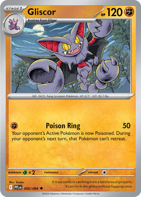 Gliscor card from ME02: Phantasmal Flames