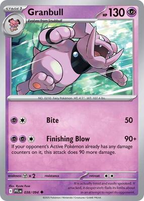 Granbull card from ME02: Phantasmal Flames