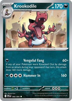 Krookodile card from ME02: Phantasmal Flames