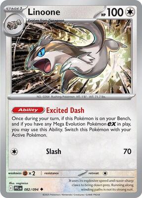 Linoone card from ME02: Phantasmal Flames