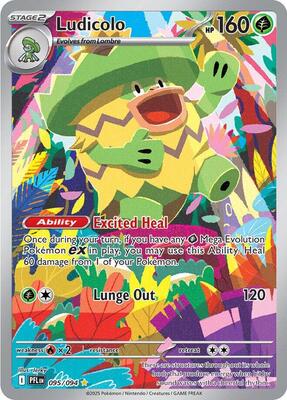 Ludicolo - 095/094 card from ME02: Phantasmal Flames