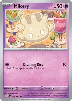 Milcery card from ME02: Phantasmal Flames