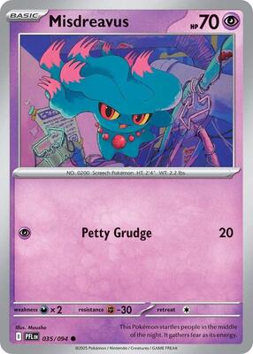 Misdreavus card from ME02: Phantasmal Flames