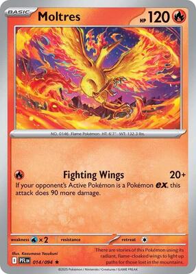 Moltres card from ME02: Phantasmal Flames