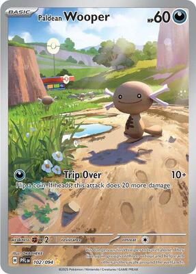 Paldean Wooper card from ME02: Phantasmal Flames