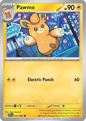 Pawmo card from ME02: Phantasmal Flames