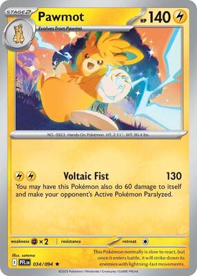 Pawmot card from ME02: Phantasmal Flames