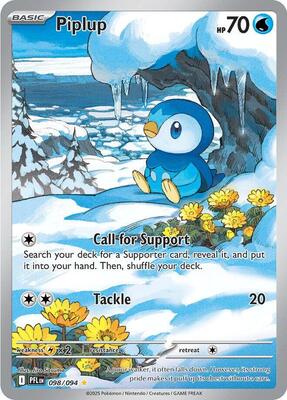 Piplup - 098/094 card from ME02: Phantasmal Flames