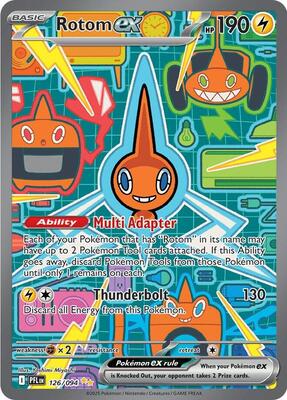 Rotom ex - 126/094 card from ME02: Phantasmal Flames