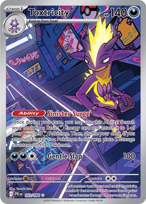 Toxtricity - 103/094 card from ME02: Phantasmal Flames