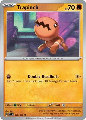Trapinch card from ME02: Phantasmal Flames