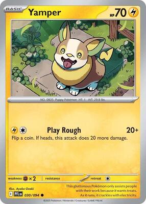 Yamper - 030/094 card from ME02: Phantasmal Flames