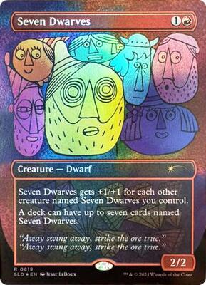 Seven Dwarves (0819) card from Secret Lair Drop Series