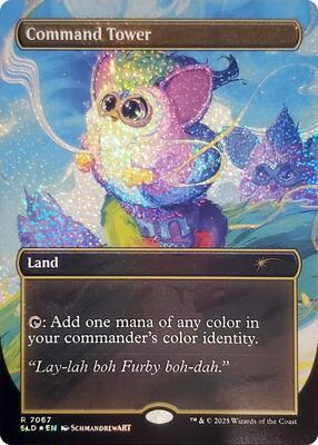 Command Tower (7067) (Confetti Foil) card from Secret Lair Drop Series