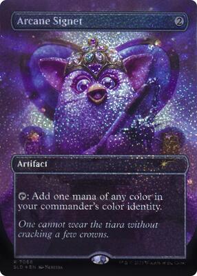 Arcane Signet (7068) (Confetti Foil) card from Secret Lair Drop Series
