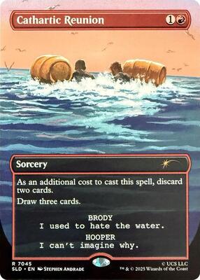 Cathartic Reunion (7045) card from Secret Lair Drop Series
