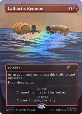 Cathartic Reunion (7045) (Rainbow Foil) card from Secret Lair Drop Series