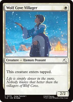 Wolf Cove Villager (0276) card from Avatar: The Last Airbender: Eternal-Legal