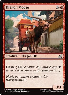 Dragon Moose (0278) card from Avatar: The Last Airbender: Eternal-Legal