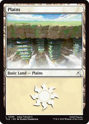 Plains (0299) card from Avatar: The Last Airbender: Eternal-Legal