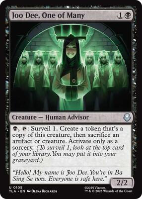 Joo Dee, One of Many card from Avatar: The Last Airbender