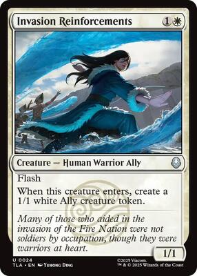 Invasion Reinforcements card from Avatar: The Last Airbender