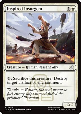 Inspired Insurgent card from Avatar: The Last Airbender: Eternal-Legal