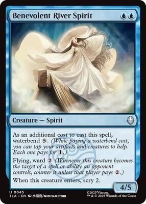 Benevolent River Spirit card from Avatar: The Last Airbender