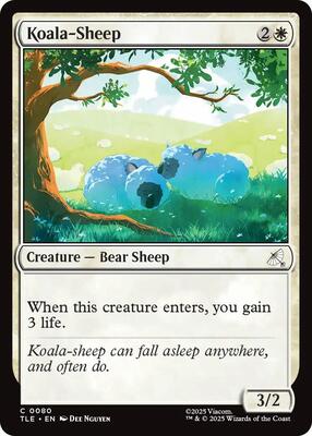 Koala-Sheep card from Avatar: The Last Airbender: Eternal-Legal