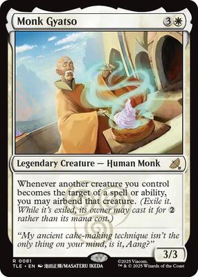 Monk Gyatso card from Avatar: The Last Airbender: Eternal-Legal