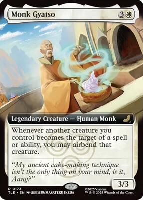 Monk Gyatso (Extended Art) card from Avatar: The Last Airbender: Eternal-Legal