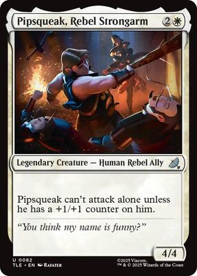 Pipsqueak, Rebel Strongarm card from Avatar: The Last Airbender: Eternal-Legal
