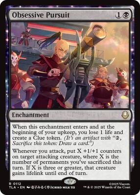 Obsessive Pursuit card from Avatar: The Last Airbender