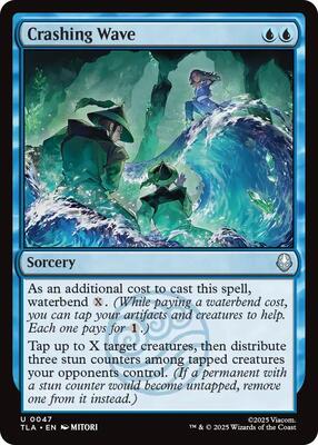 Crashing Wave card from Avatar: The Last Airbender