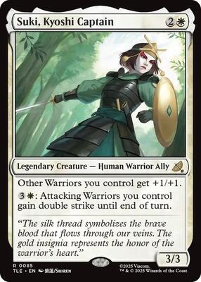 Suki, Kyoshi Captain card from Avatar: The Last Airbender: Eternal-Legal