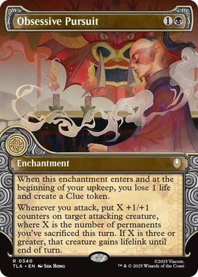 Obsessive Pursuit (Showcase) card from Avatar: The Last Airbender