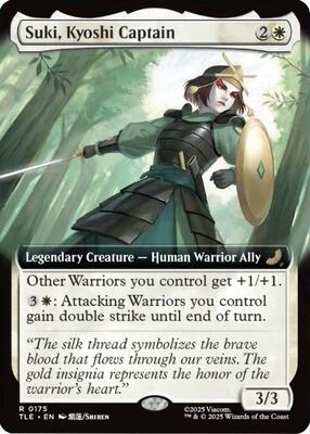 Suki, Kyoshi Captain (Extended Art) card from Avatar: The Last Airbender: Eternal-Legal