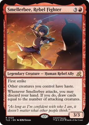 Smellerbee, Rebel Fighter card from Avatar: The Last Airbender: Eternal-Legal