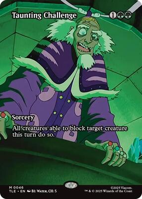 Taunting Challenge (Borderless) card from Avatar: The Last Airbender: Eternal-Legal