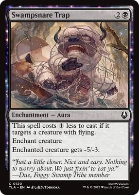 Swampsnare Trap card from Avatar: The Last Airbender