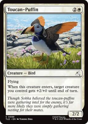 Toucan-Puffin card from Avatar: The Last Airbender: Eternal-Legal