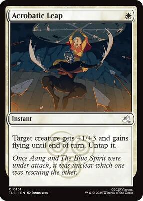 Acrobatic Leap card from Avatar: The Last Airbender: Eternal-Legal