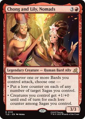 Chong and Lily, Nomads card from Avatar: The Last Airbender: Eternal-Legal