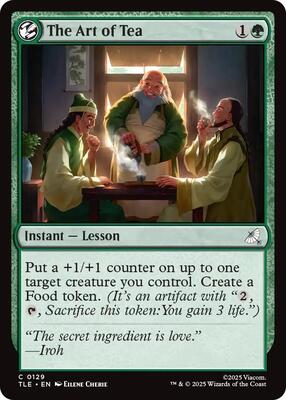 The Art of Tea card from Avatar: The Last Airbender: Eternal-Legal