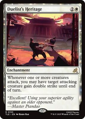 Duelist's Heritage card from Avatar: The Last Airbender: Eternal-Legal